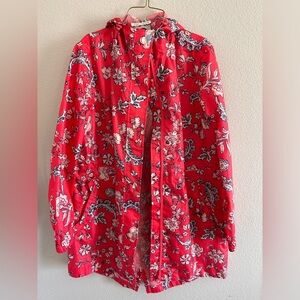 Jules “RIGHT AS RAIN“ Floral Rain Jacket SIZE 8